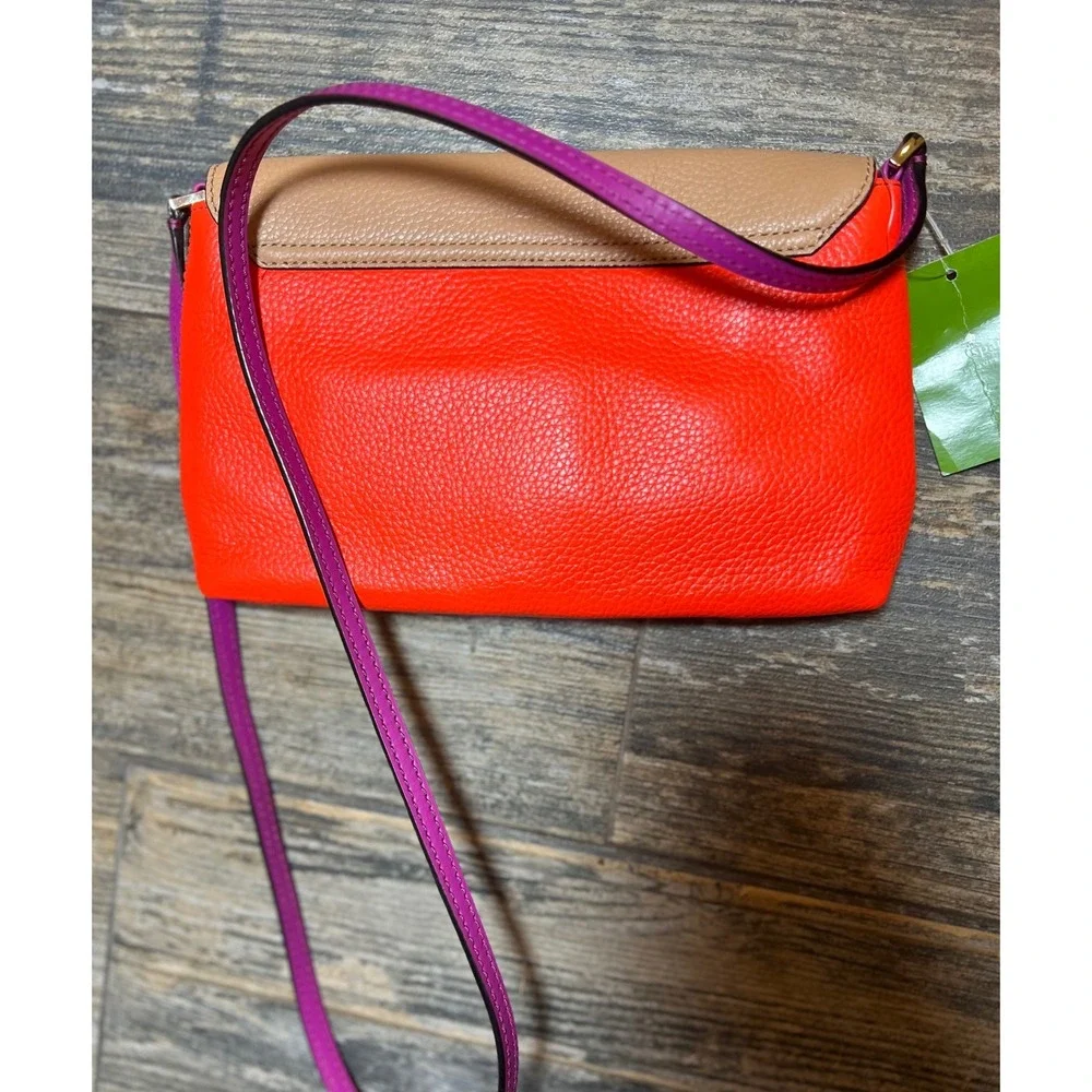 Kate Spade Loula Houston Street Adobe Crossbody Purse Bag‎ Designer NWT